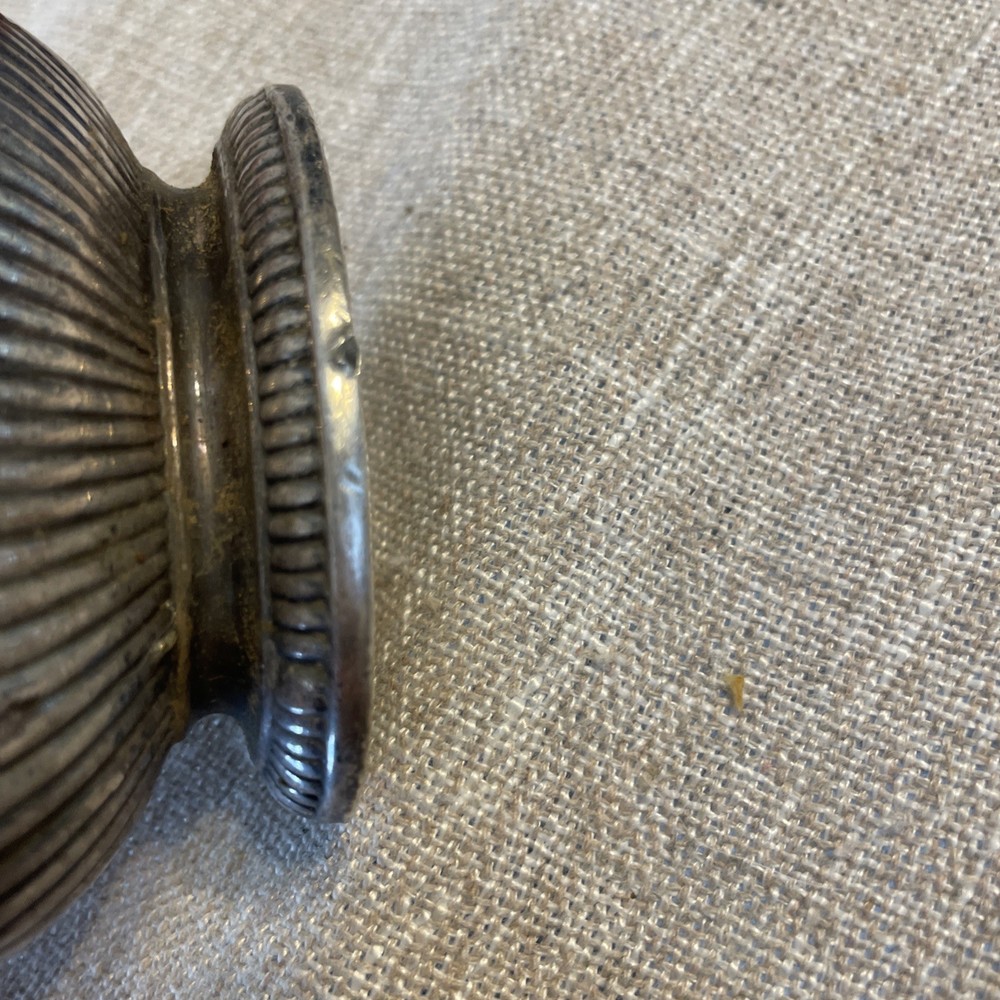 Ronson Queen Anne Silver Plated Table Lighter 1940s