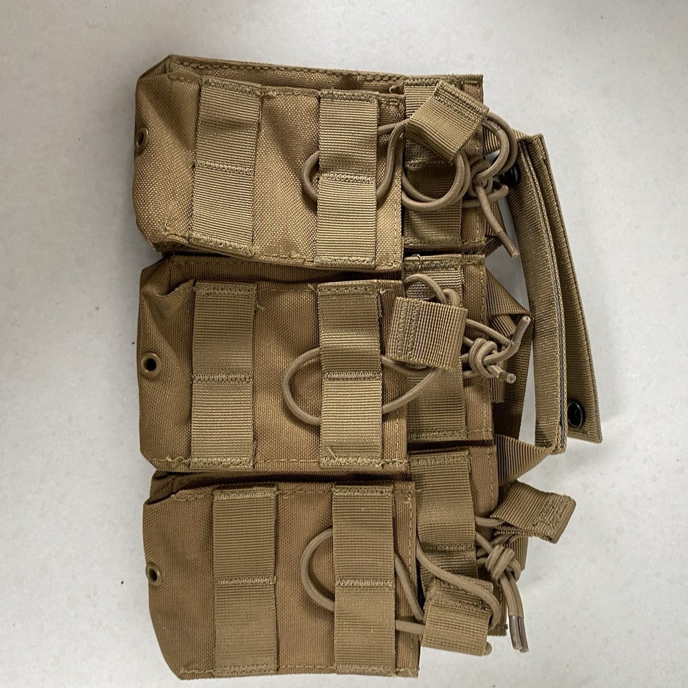 Paintball Airsoft Bundle Plate Carrier MOLLE Hydration Pack Mag Pouch Flashbang