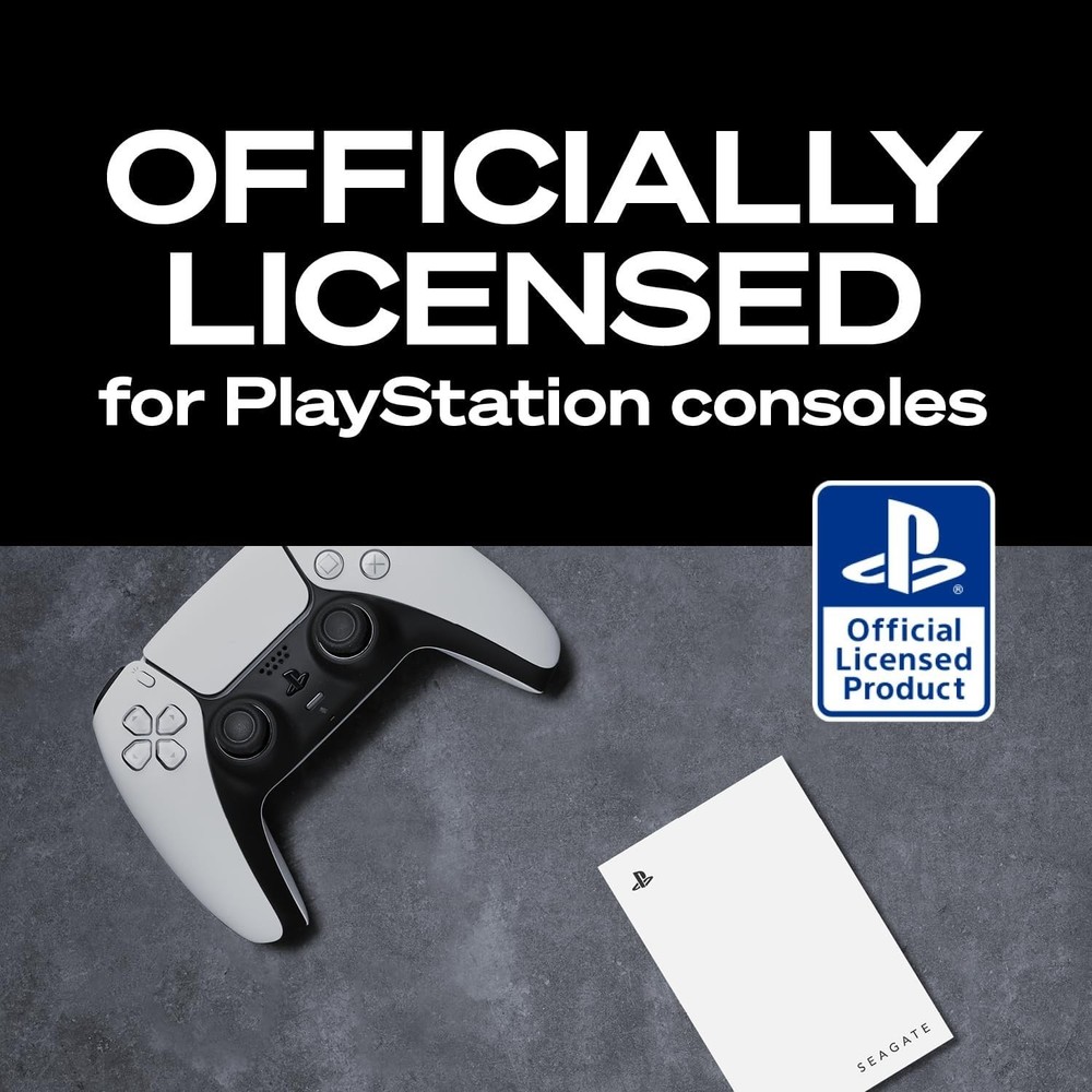 Officially-Licensed PS5/PS4 2TB External Hard Drive