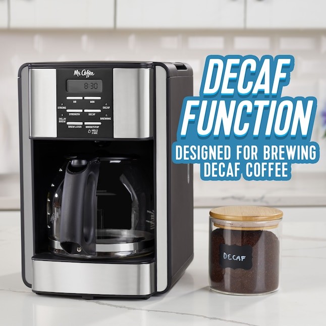 Mr. Coffee 12 -Cup Programmable Residential Pour over coffee maker Automatic