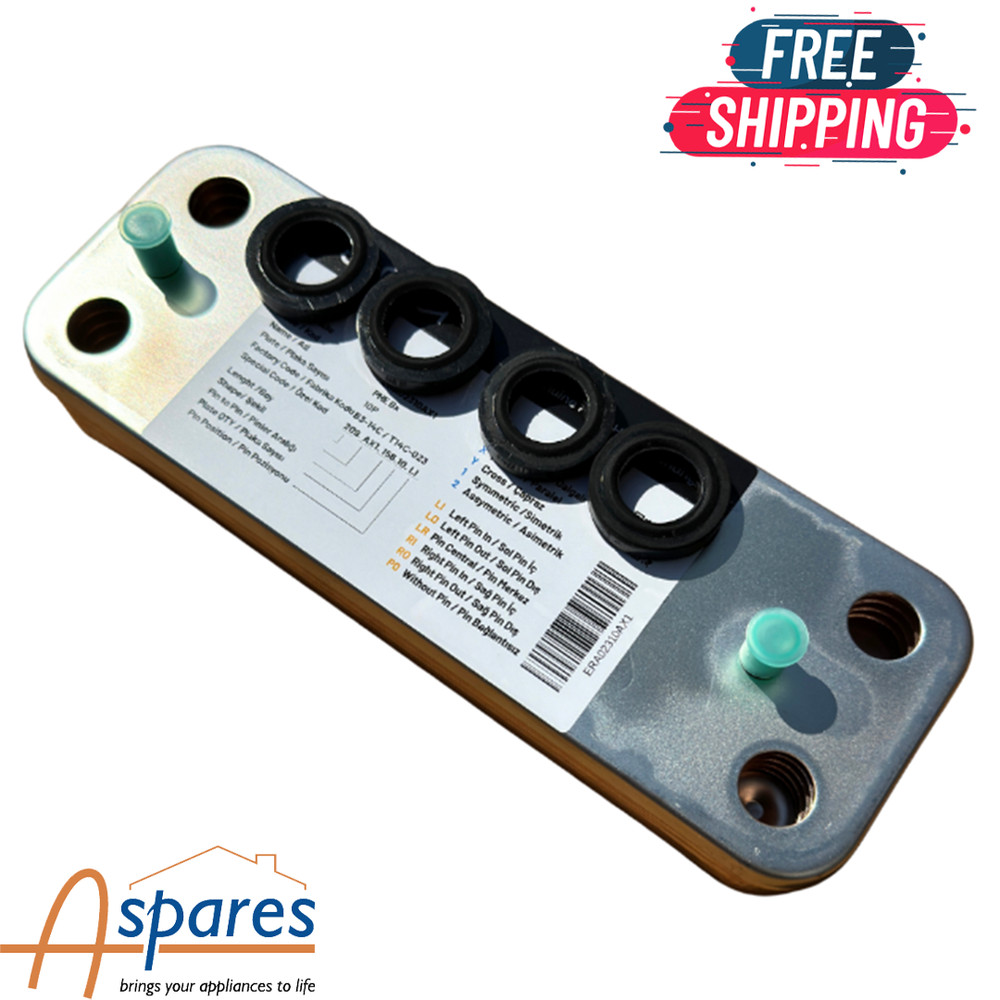 Baxi Combi 80 Eco 10 Plate DHW Heat Exchanger 7225724 248046