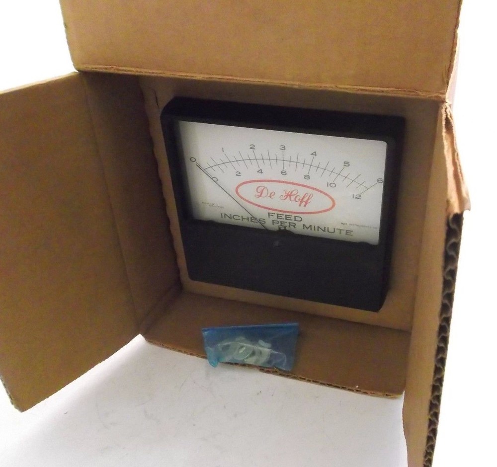 API / LFE 53-6731-0000 Feed Meter (Model 0508) - De Hoff Gun Drill Feed Meter