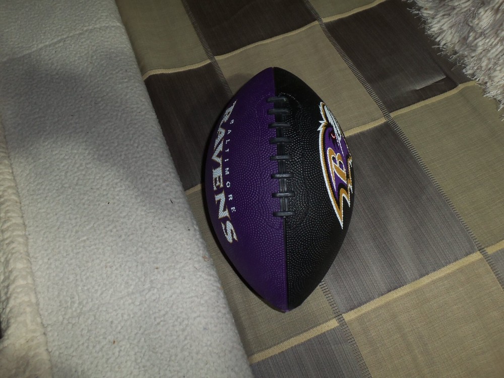 BALTIMORE RAVENS FOOTBALL TABLE LAMP (HANDCRAFTED)