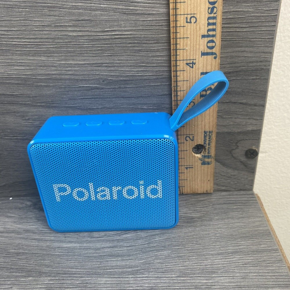 PORTABLE BLUE POLAROID BLUETOOTH SPEAKER WORKOUT TRAVEL TESTED
