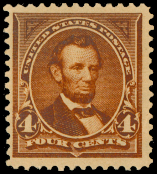 US Scott 280 Mint Never Hinged, Fine - Very Fine, SCV $80.00