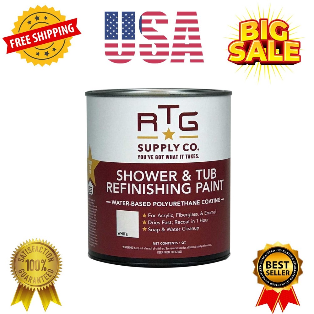 RTG Shower & Tub Refinishing Paint White