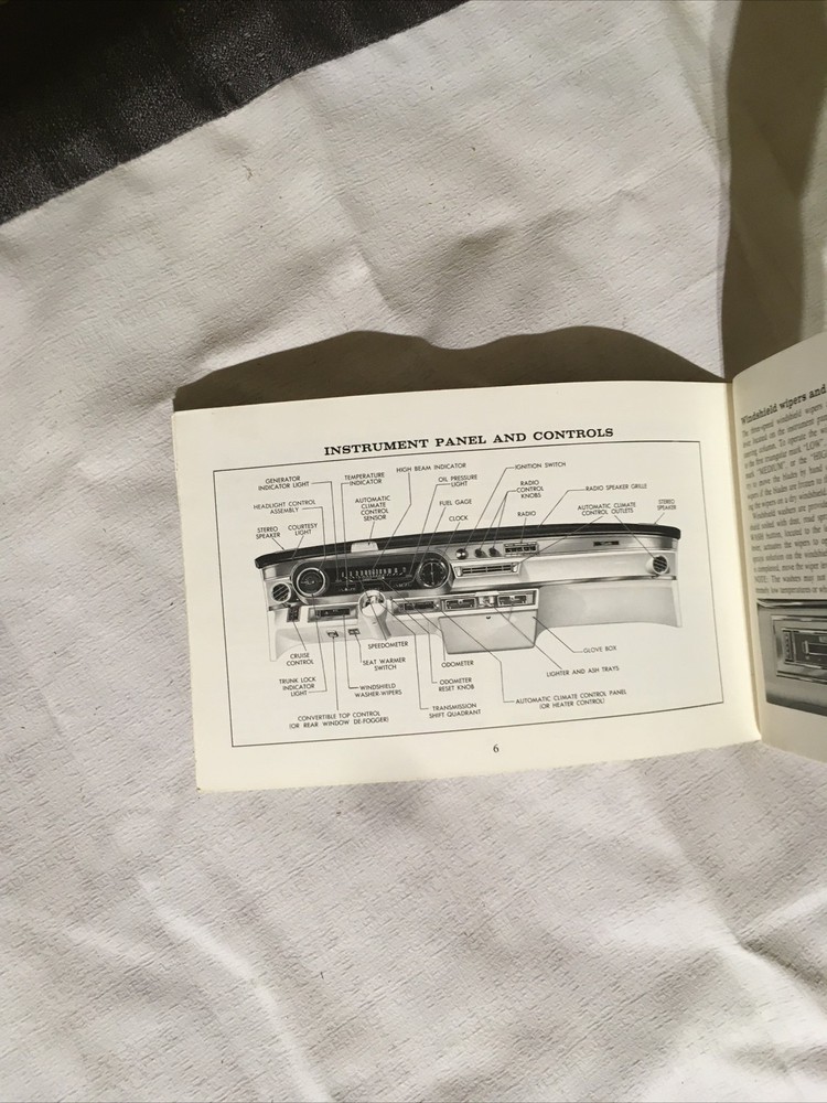 1966 Cadillac Owners Manual - Original