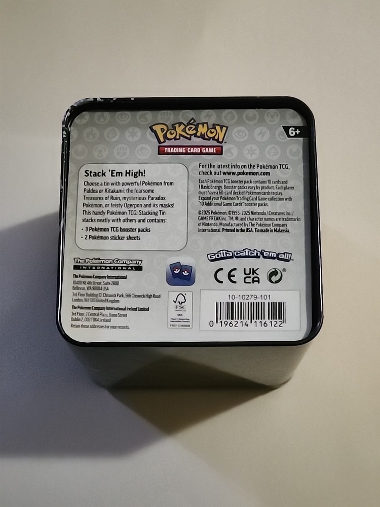 Pokemon Empty Tin