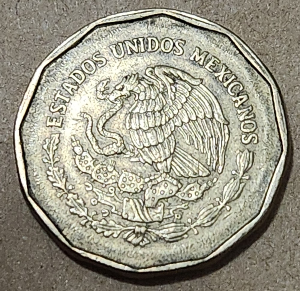 MEXICO 🇲🇽 TWENTY (20) CENTAVOS COIN 1993