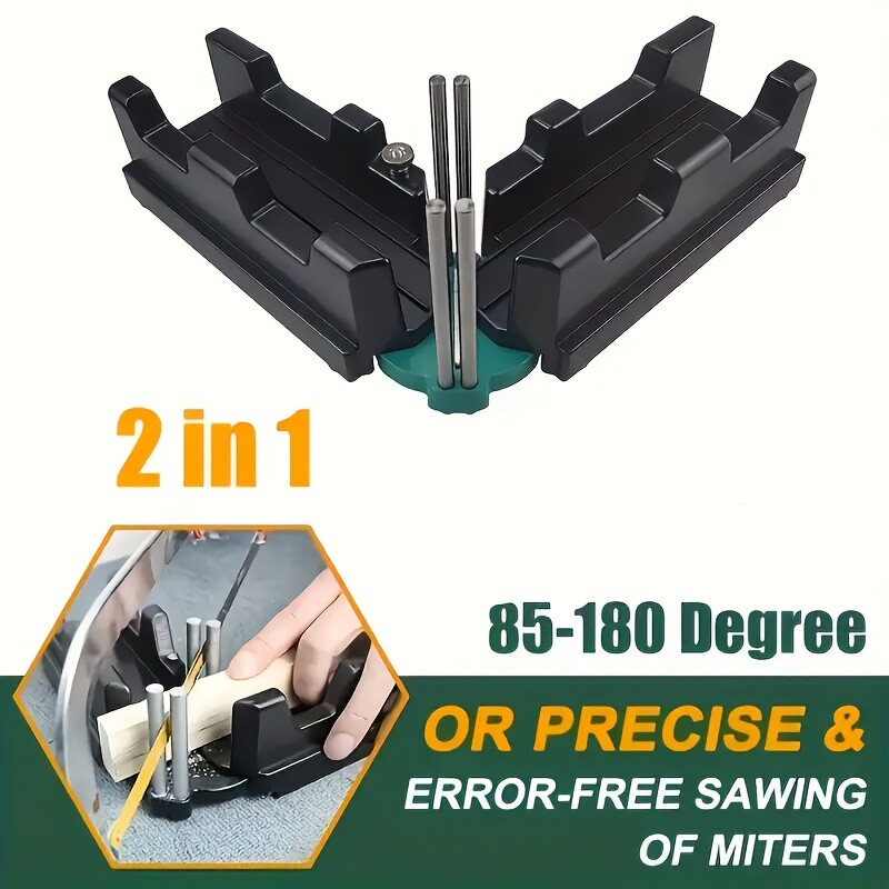 2-in-1 Portable Miter Tool for Precise Angle Measuring - DIY