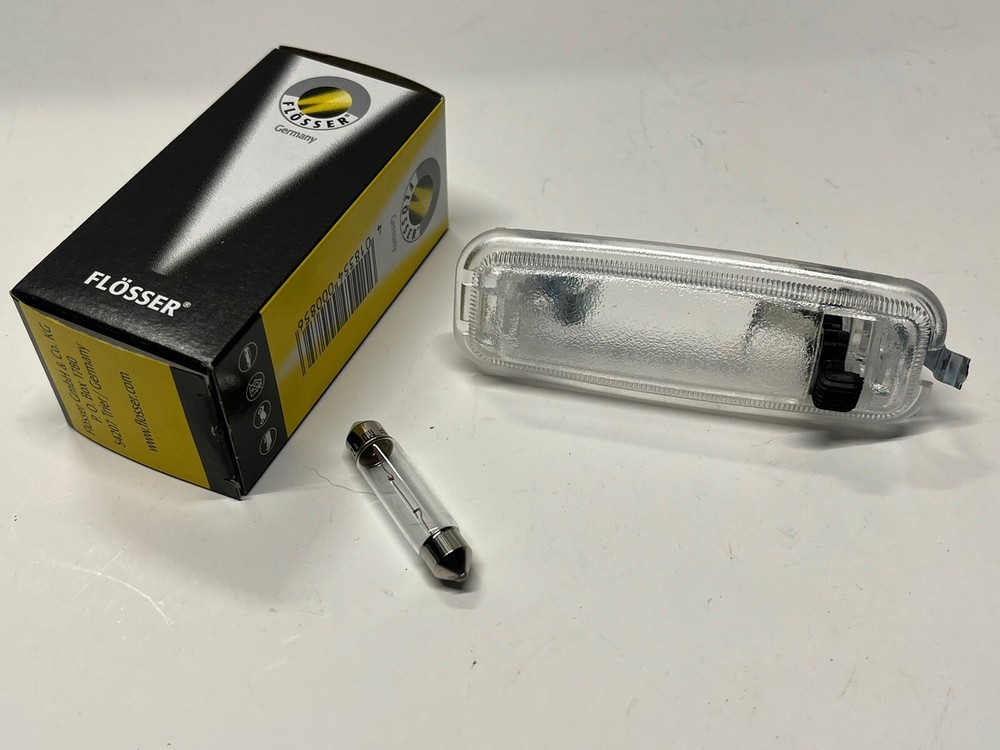 Interior Dome Light W/ Flosser Bulb VW Bug-Super Beetle 1954-77, Type 3 62-73