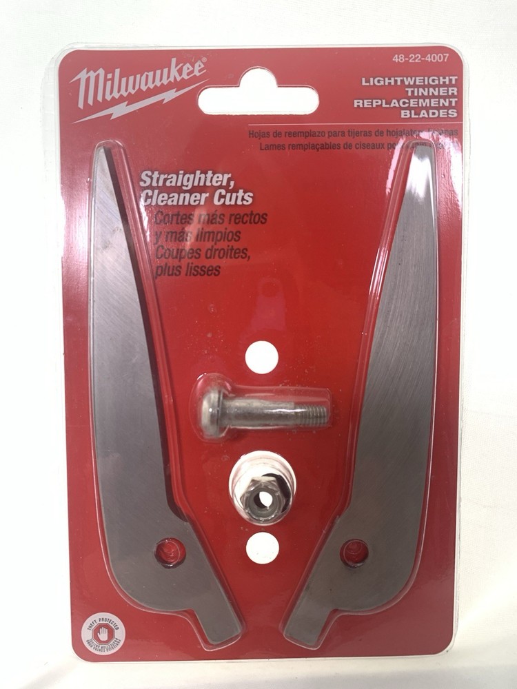 Milwaukee Lightweight Tinner Replaceable Blades 48-22-4007