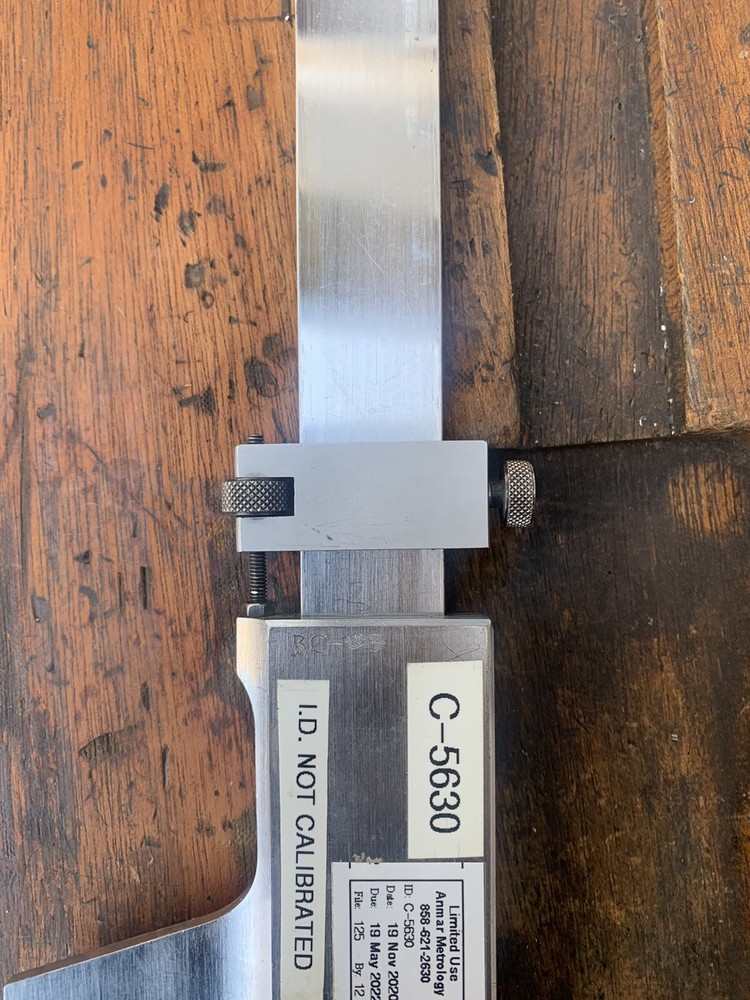 STARRETT No.123 24" VERNIER CALIPER Master Bar 26"
