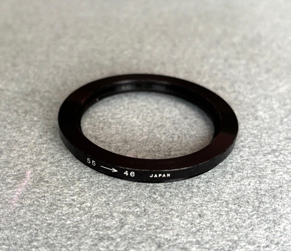 Vintage Step-Down Adapter Ring 55mm - 46mm Made in Japan