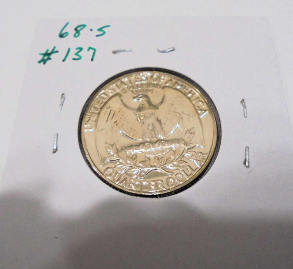VERY NICE 1968 Proof Washington Quarter # 137