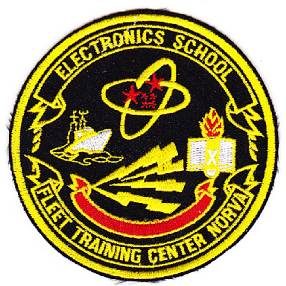 ELECTRONICS SCHOOL FLEET TRAINING CENTER NORFOLK VIRGINIA NORVA PATCH