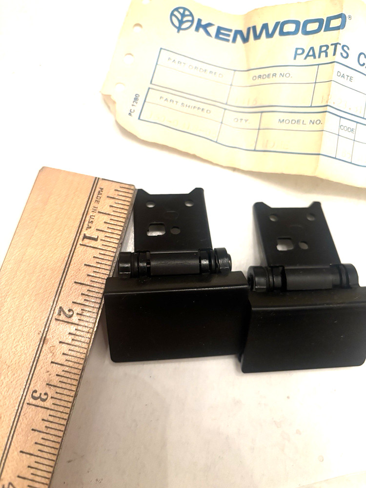 VTG PAIR KENWOOD TURNTABLE HINGE HINGES FROM 1981