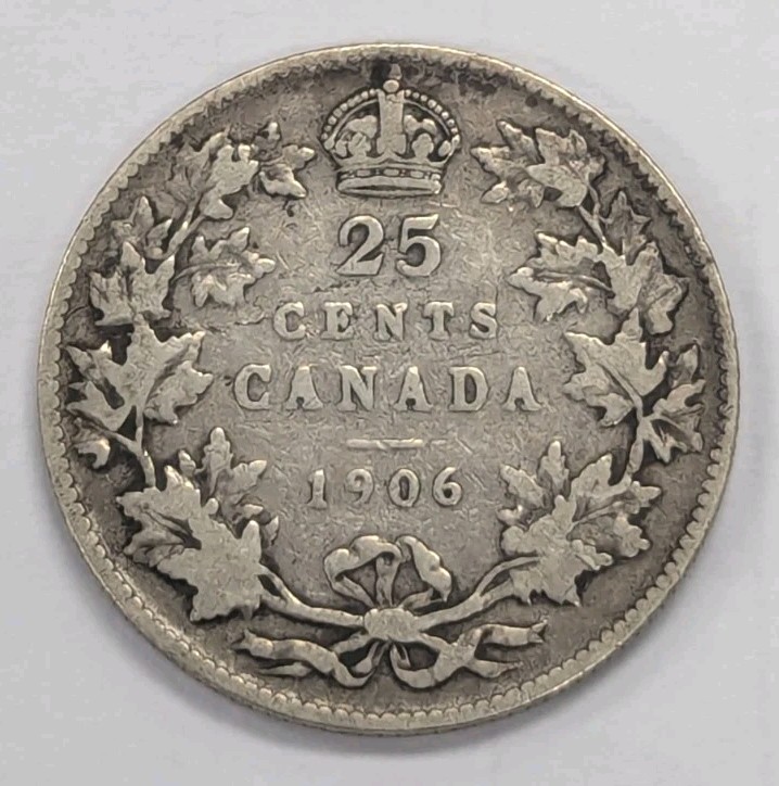 1906- Canada 25 Cent - #T189