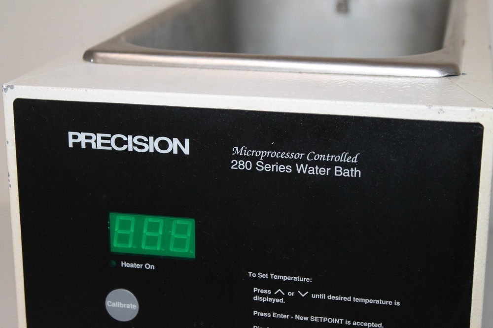 Precision Water Bath Scientific 282-115 Micro Processor Controlled 280 Series