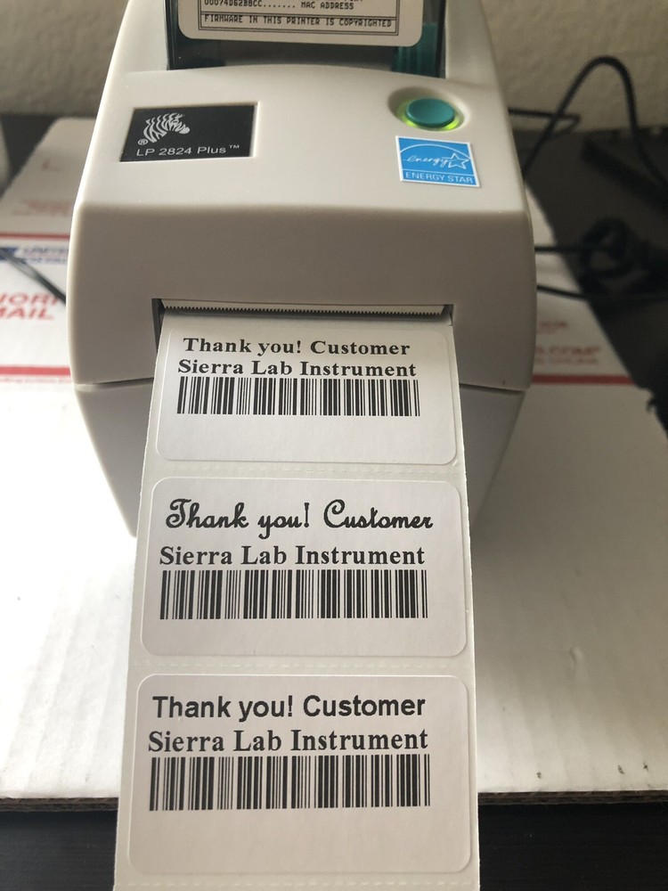 Tested! Zebra LP2824 Plus DT Label Barcode Printer. USB Ethernet PS Ex Cosmetic