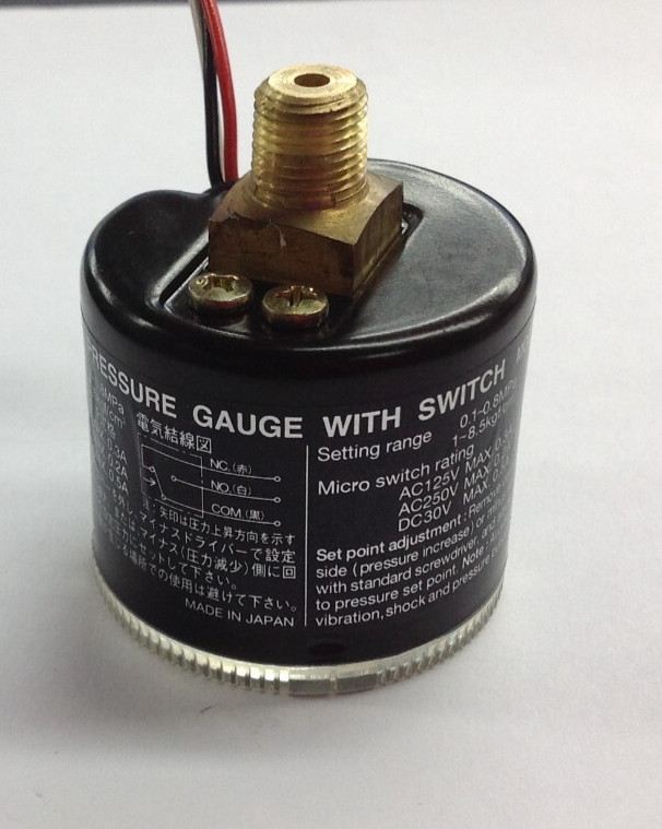 SMC Pressure Gage with Switch, Model GP46