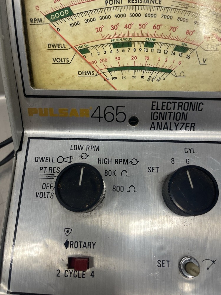 PEERLESS INSTRUMENT PULSAR 465 ELECTRONIC IGNITION ANALYZER VINTAGE Garage Tool