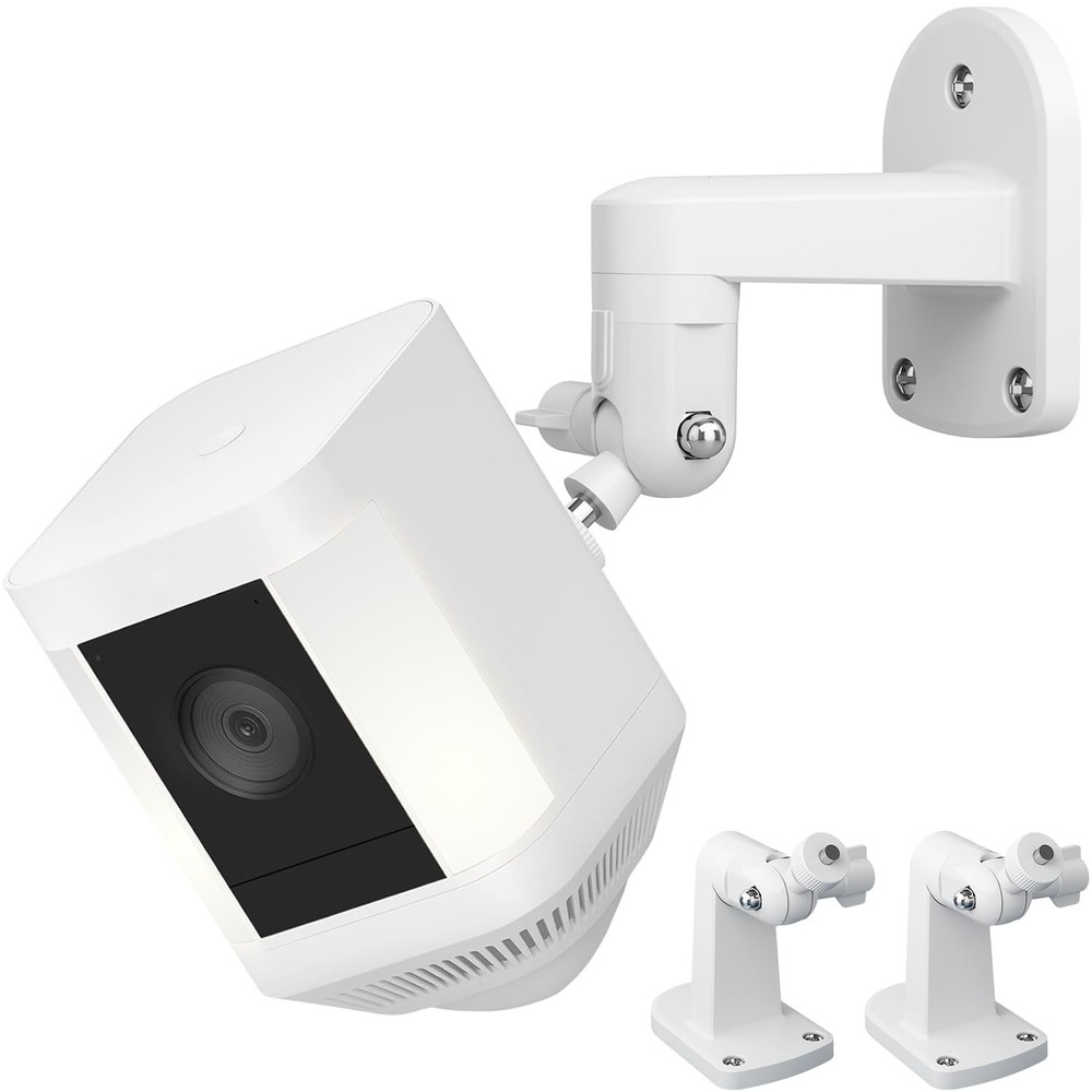 2 Pack Adjustable Wall Mount for Ring Spotlight Cam Battery Plus Pro Indoor