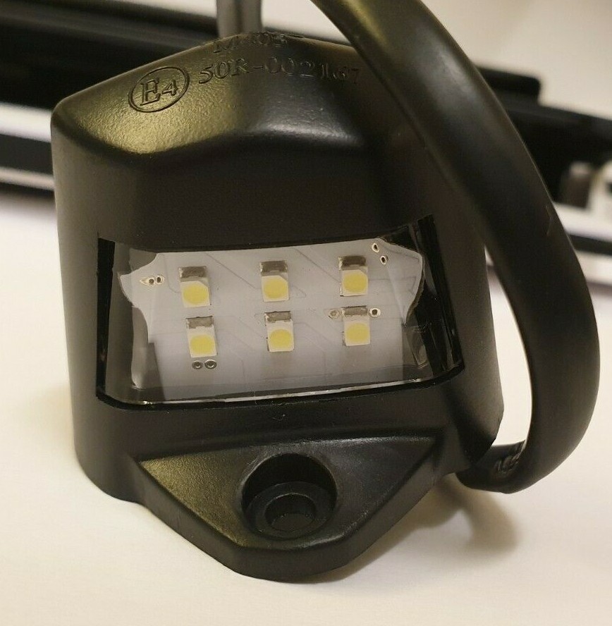 MOTORCYCLE NUMBER PLATE LIGHT NEAT 6X LED E-MARKED