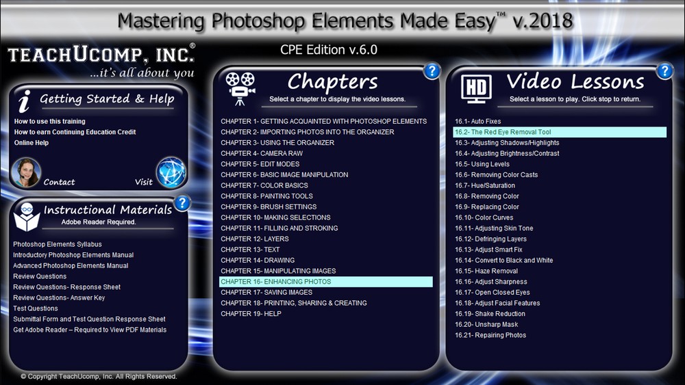 New Learn PHOTOSHOP ELEMENTS 2018 Training Tutorial DVD-ROM Course 187 Lessons