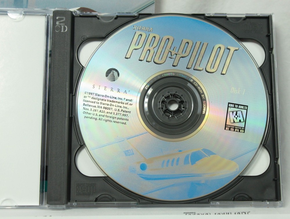 Sierra Pro Pilot Flight Simulator Windows CD PC Game 1997 With Box