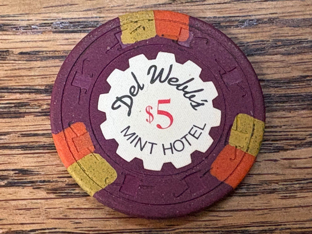 Dell Webb's Mint Hotel $5 Casino Poker Chip