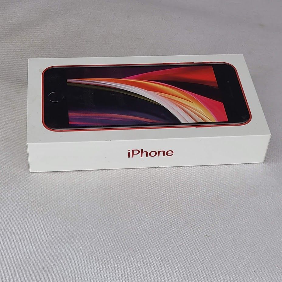 EMPTY BOX ONLY Apple iPhone SE 2020 Red 128GB Replacement Retail Box No Device