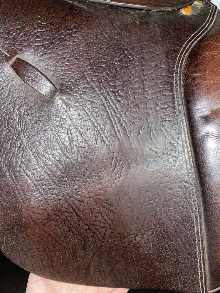 Stetson All Purpose Buffalo Hide Saddle - Medium Tree, 17.5” Seat