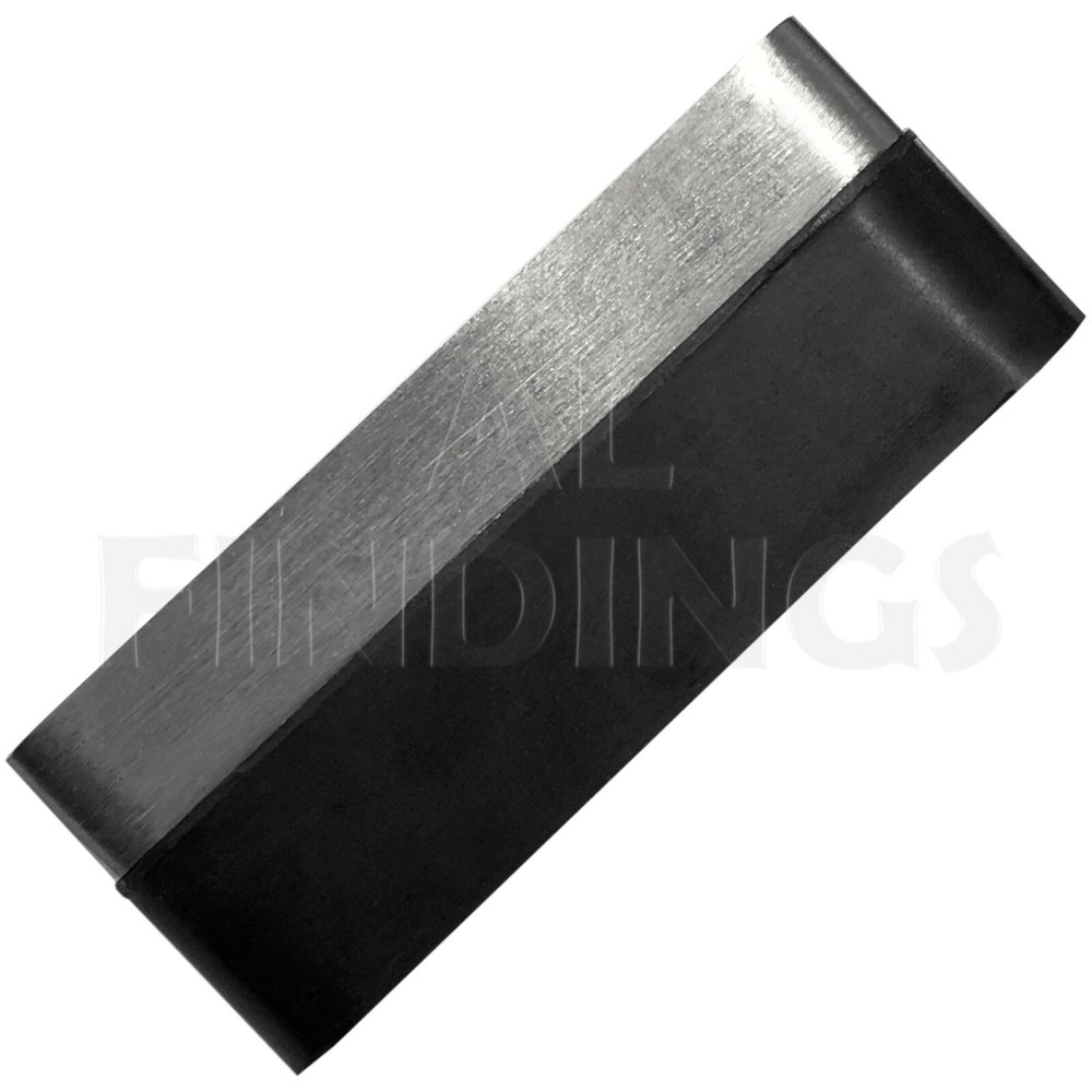 Solid Steel & Rubber Dapping Doming Bench Block Anvil 60 x 25mm CRAFT TOOL