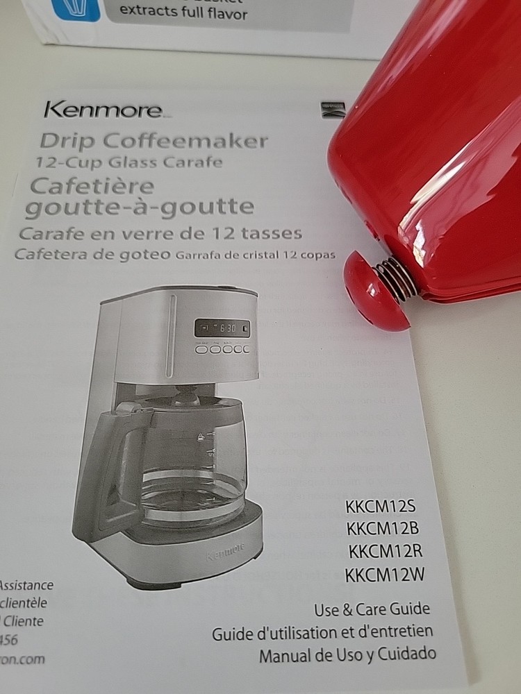 Kenmore Drip Coffee Maker Programmable Cafe Machine Replacement Basket &Filter