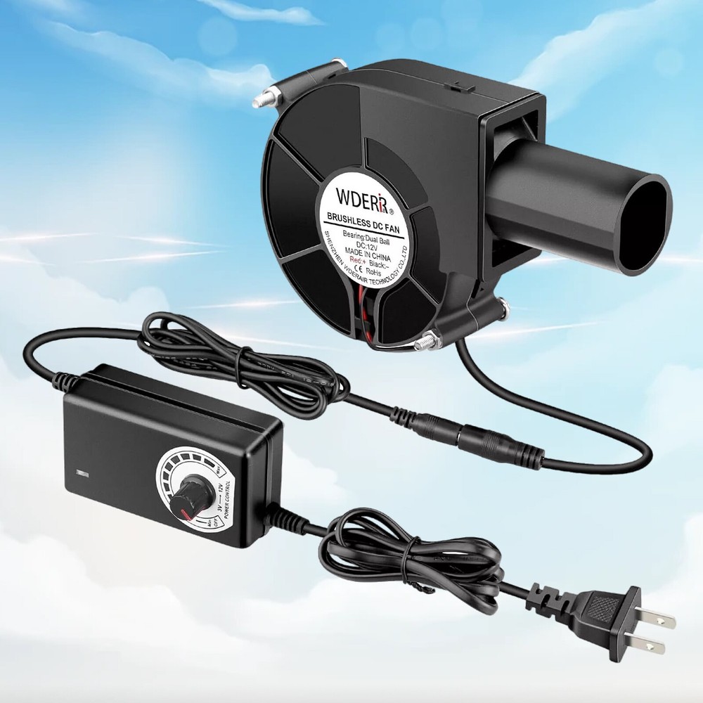 Blower Fan 120v 240V AC Plug Variable Speed Controller Centrifugal Outdoor.
