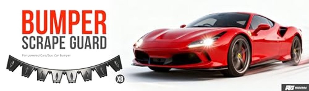 Universal Front Bumper Scrape Guard Skid Plate Protection Guard Anti-Scratch