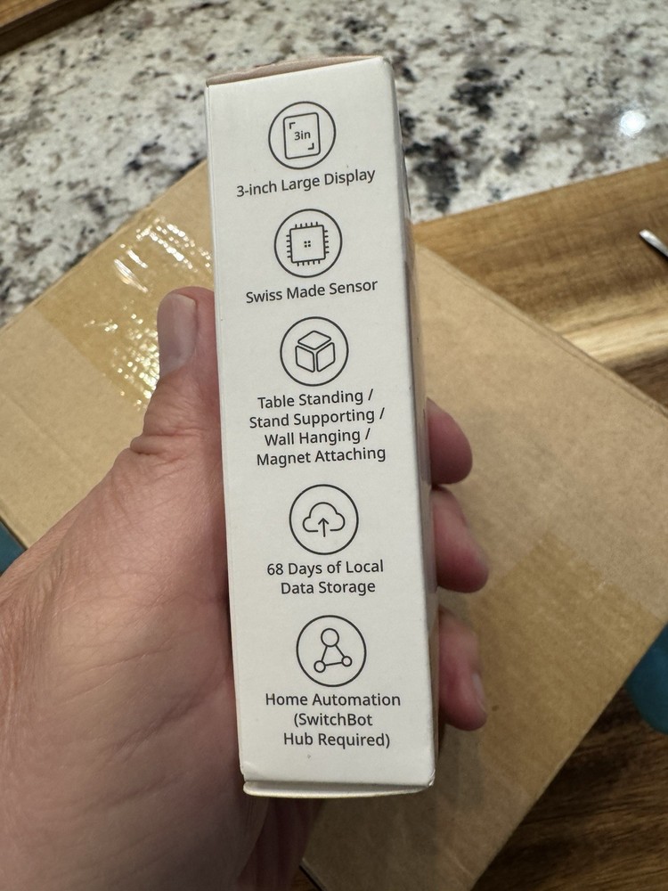 SwitchBot Thermometer and Hygrometer Plus - Open Box