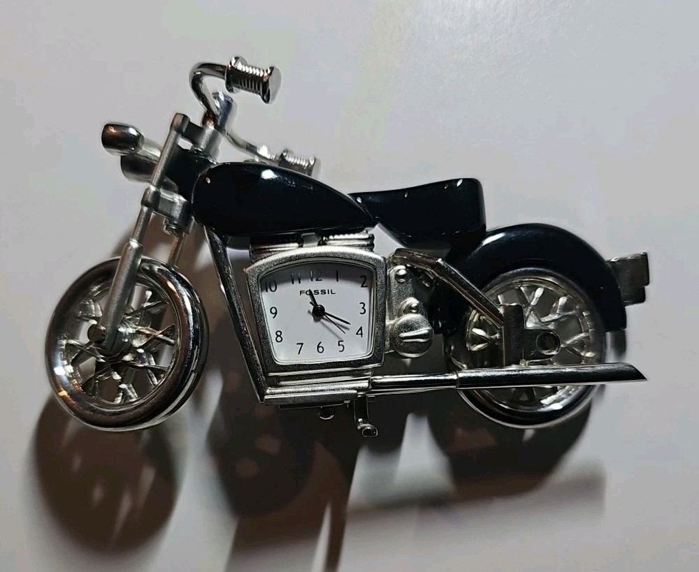 Fossil Limited Edition Motorcycle Clock - Needs Battery