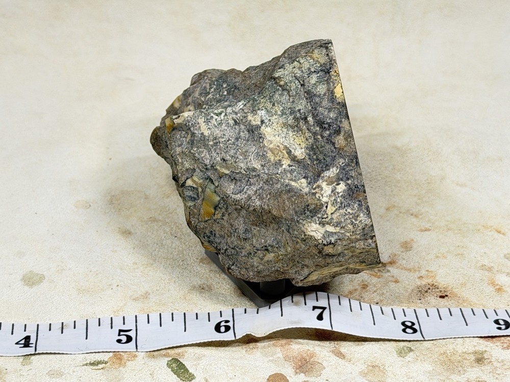 Becciated Blue Mountain Jasper Half Nodule,lot#67
