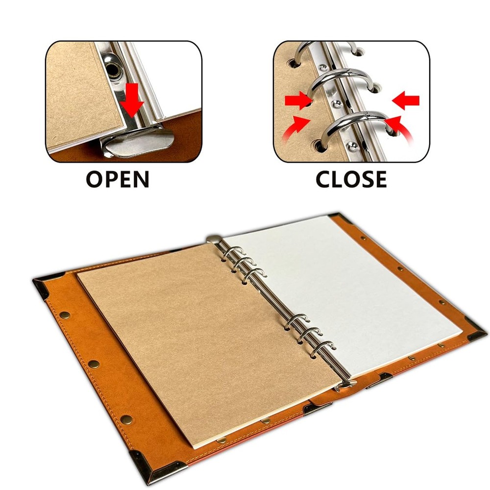 DUROTAN 3-Pack A5 Lined Refills Paper for DND Journal Notebook Dungeons and D...