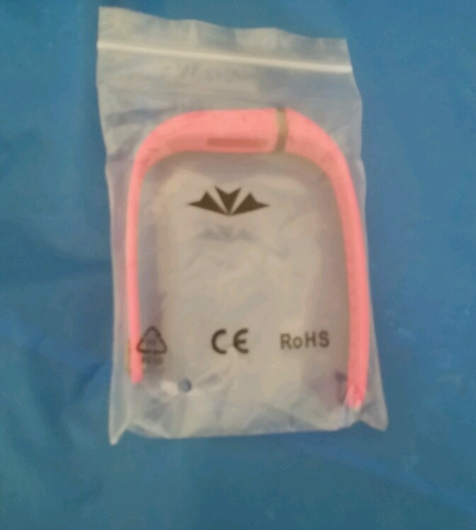 Wristband Replacement for Fitbit Flex Tracker -  PINK band with clasp - NEW