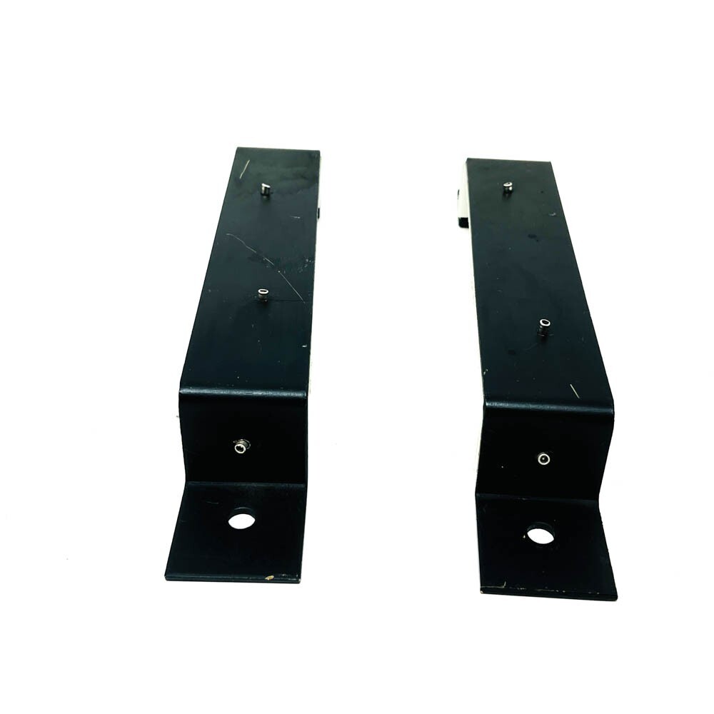 2 pcs Riveted White Plastic Coated Bracket 5025522