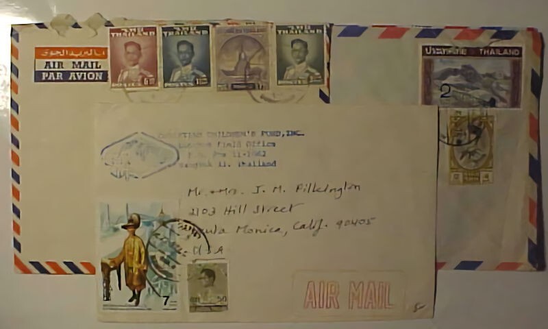 THAILAND 1989 / 1990/ 1979 /1990 4 DIFF COVERS TO US