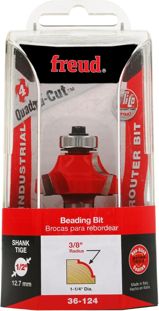 3/8" Radius Beading Bit (Quadra-Cut)