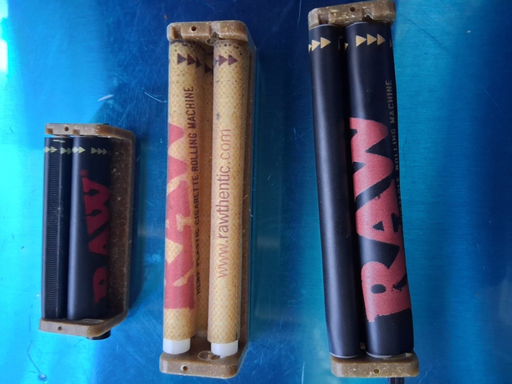 Lot of 3 Hemp Plastic Cigarette Rolling Machine