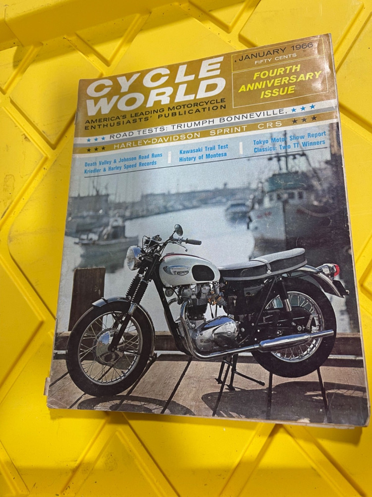 Cycle World Jan 1966 motorcycle magazine