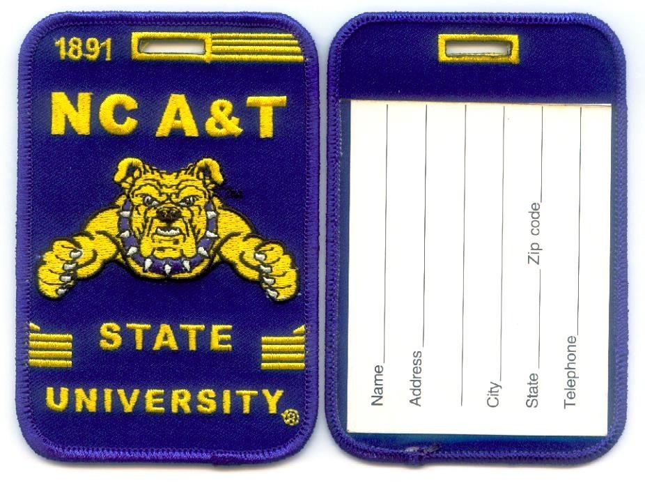 FAYETTEVILLE STATE UNIVERSITY (2 tags) Luggage ID Baggage - Back Pack - HBCU
