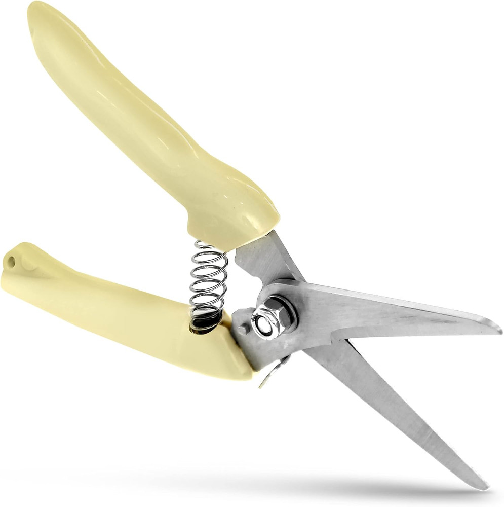 Gardening Hand Pruner, Pruning Shear with Straight Stainless Precision-Sharpened