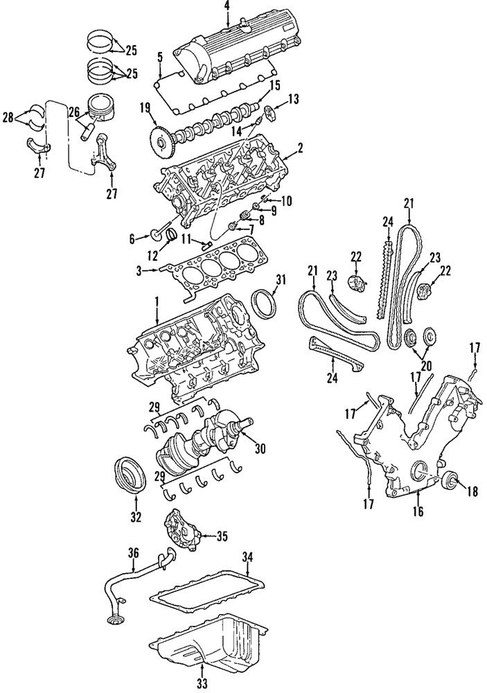Genuine Ford Valve Spring Retainers 3L3Z-6514-AA